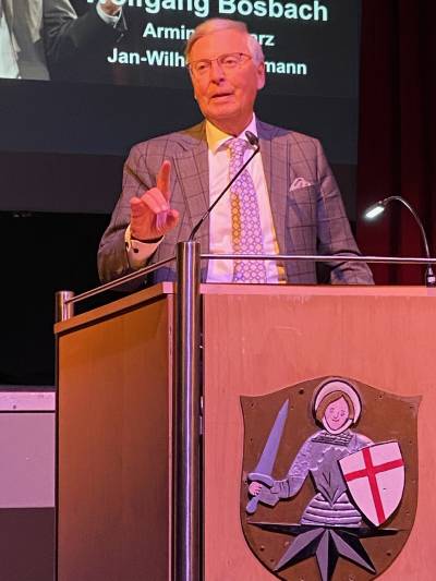 Hauptredner Wolfgang Bosbach