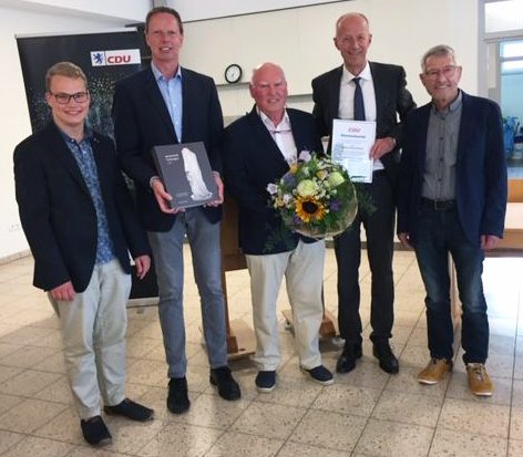 v.l.n.r.: Karl Klebig, Markus Simon, Helmut Hausmann, Armin Schwarz, Hartmut Thier 