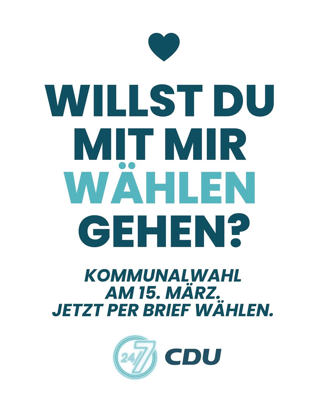 Briefwahl f�r die Kommunalwahl am 15.03.2026